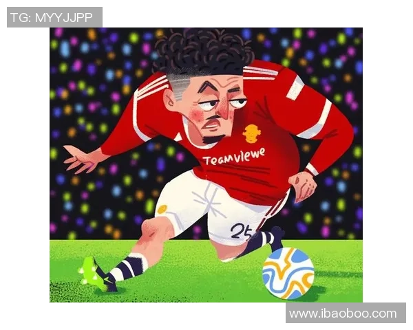 巴西足球明星的卡通绘画风格与激情足球的完美结合